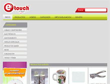 Tablet Screenshot of etouchrefill.com